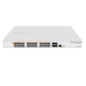 MikroTik CRS328-24P-4S+RM L3 upravljiv 450W PoE+ svič 