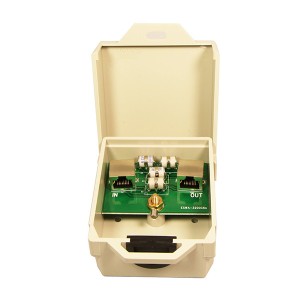 Prenaponska zaštita outdoor STP kat. 5E / 6 sa uzemljenjem Gigabit 802.3af/at PoE+, IEC 61000-4-2/4/5 ESD ±30KV / EFT 60A (5/50ns) / Lightning 40KA (8/20μs), IEC 61643-21, UL497B Gas Discharge Tubes (ESWA-3200C6)